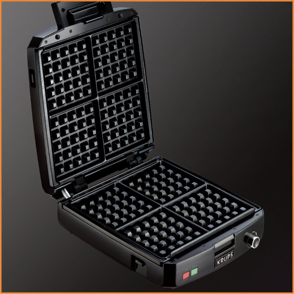 Krups 4 Slice Belgian Waffle Maker & Reviews Wayfair